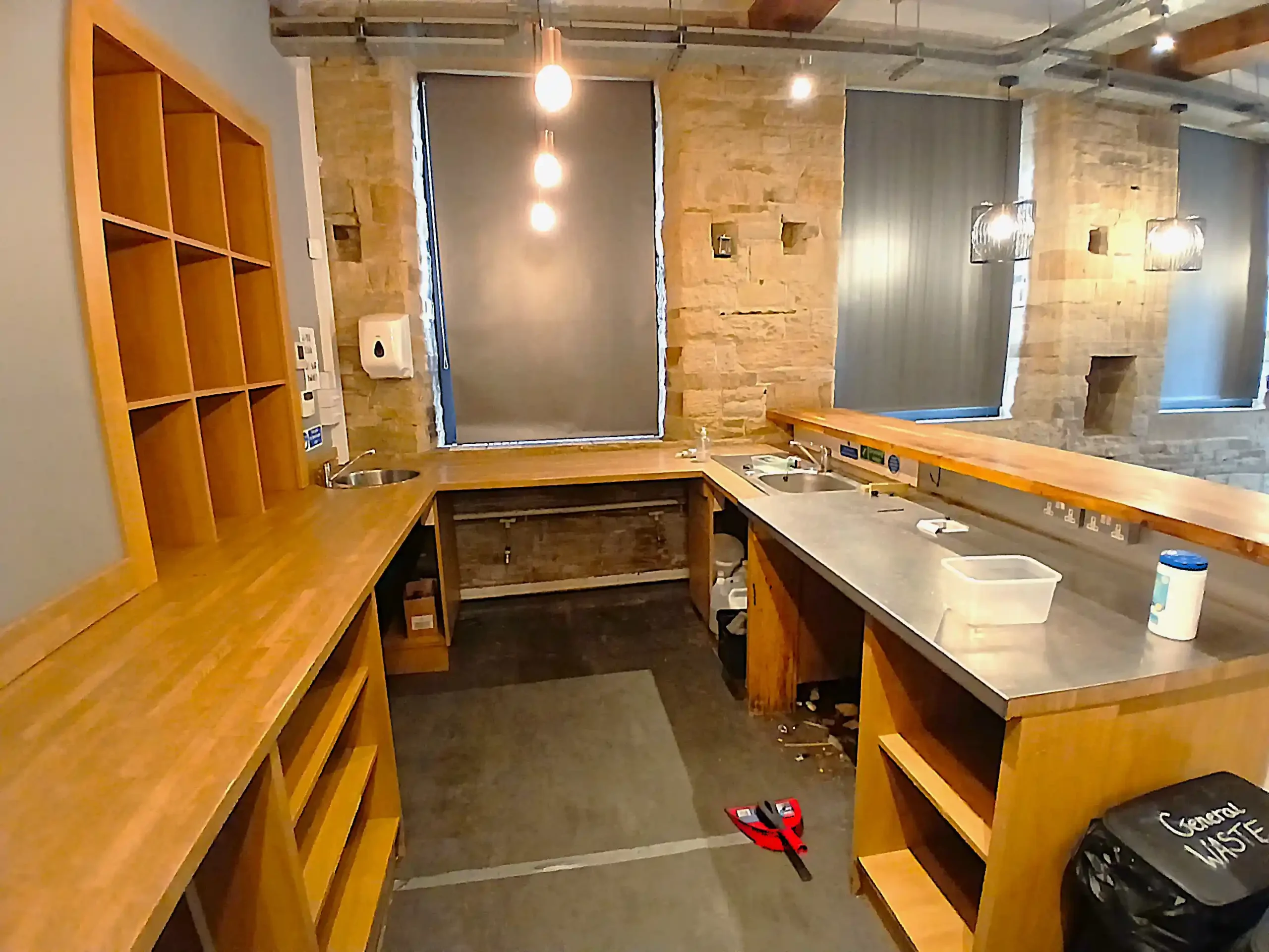 4 food prep area