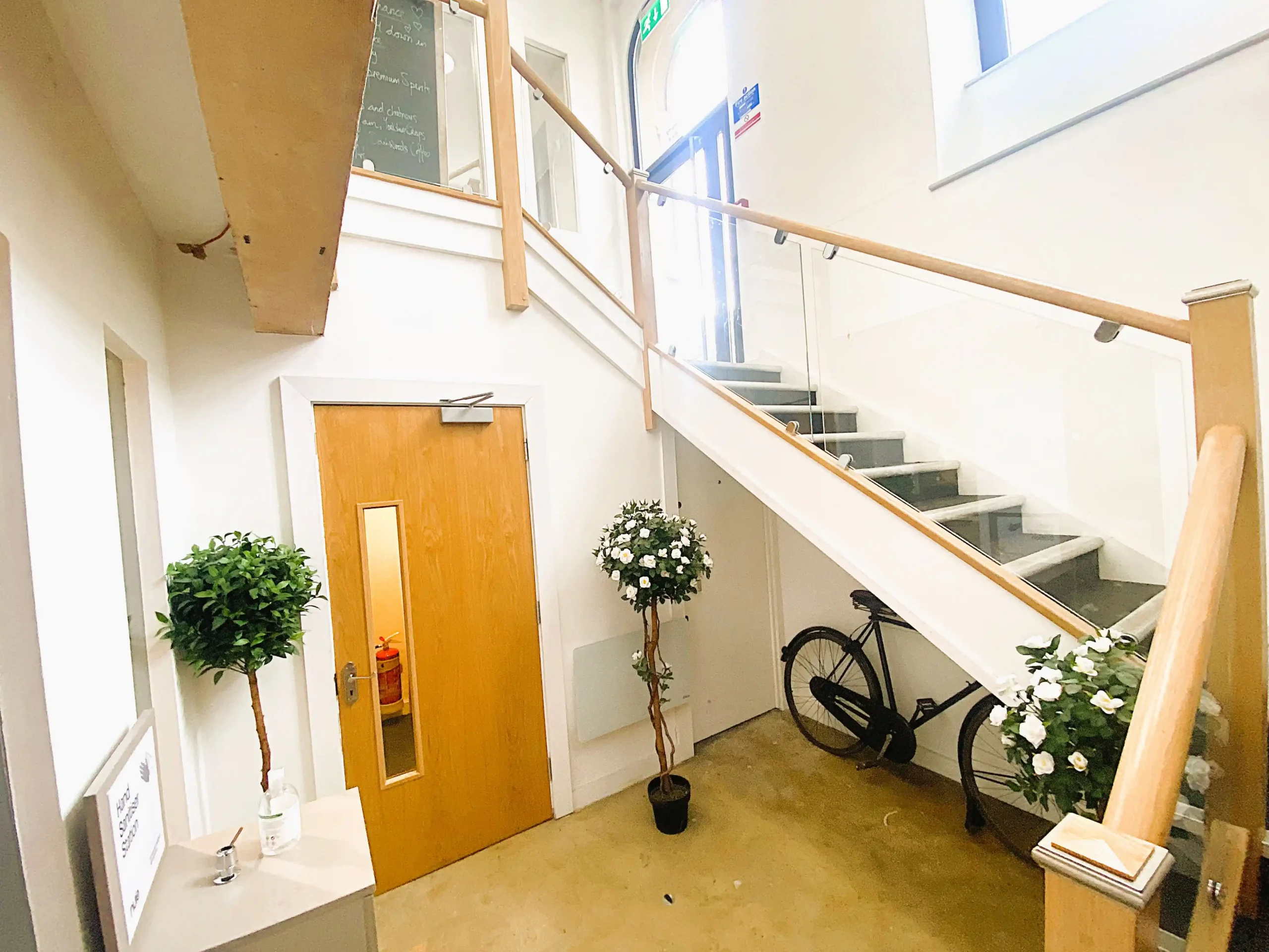 stair front entrance to basement